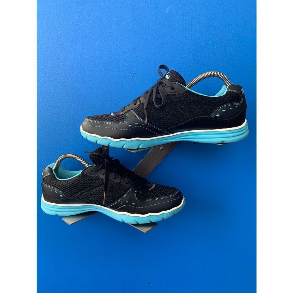 Skechers Skech Knit Women's Size 6.5 Running Shoes Gray Blue Training Sneakers